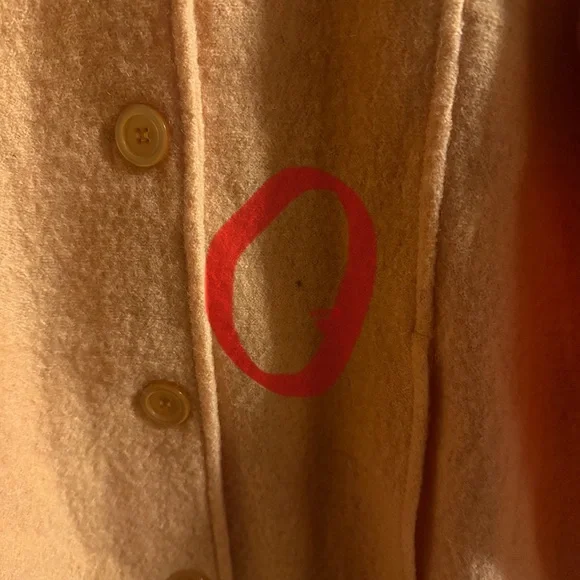 Norm Thompson Women's Orange 100% Wool Jacket, Size M - Picture 9 of 10